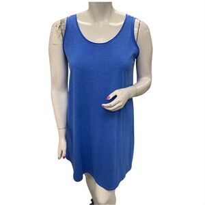 Joe Fresh Blue Sleeveless Dress Size L